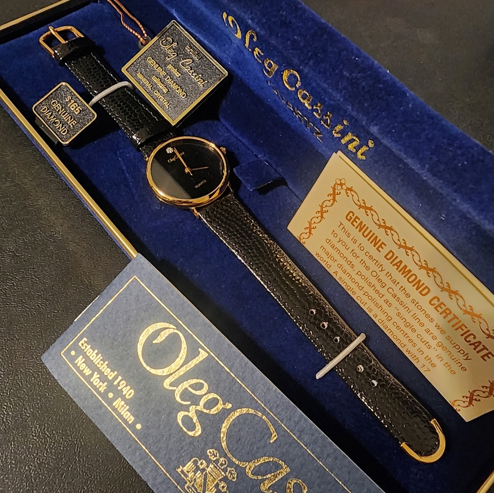 💎 Oleg Cassini watch w Diamond 💎